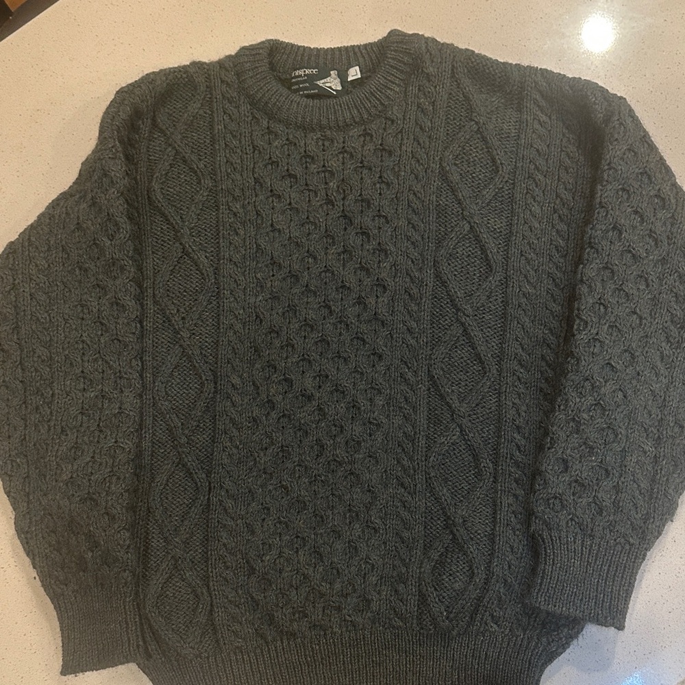 Hand Knit Irish wool sweater